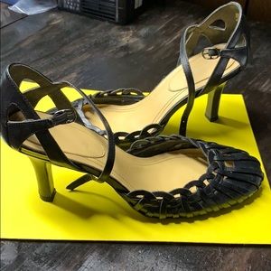 Nine West leather black Mary Jane